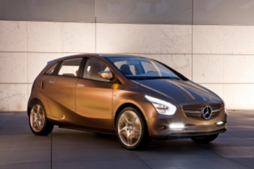 Der Mercedes-Benz E-CELL PLUS. Ein Konzeptfahrzeug mit batterielektrischem Antrieb und Range-Extender. (Foto: © Daimler AG)