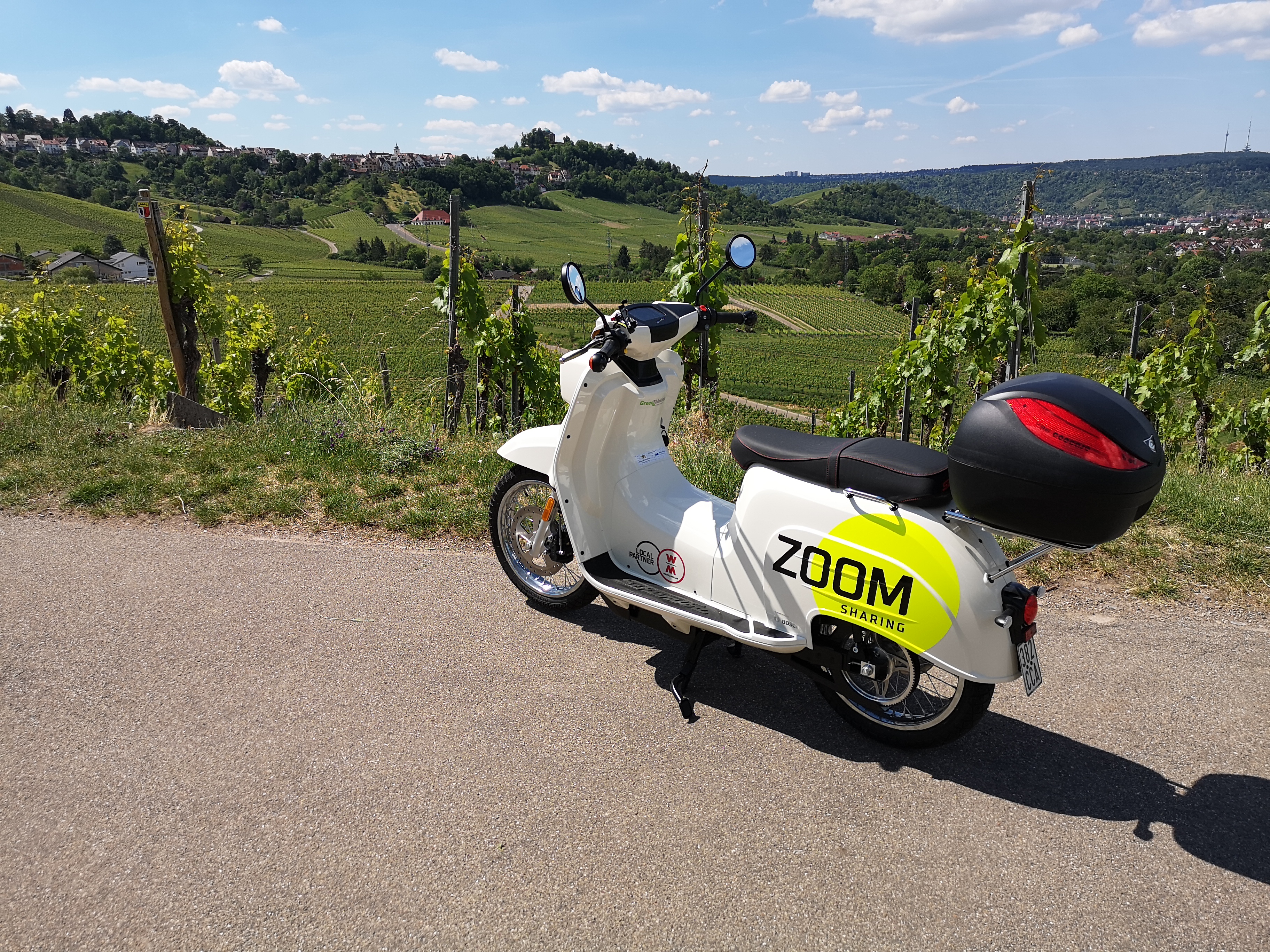 Zoom Sharing in Stuttgart mit Govecs E-Schwalbe