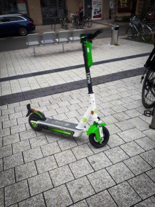 Lime E-Scooter in Stuttgart