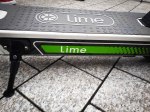 Lime E-Scooter - Trittbrett